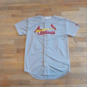 St. Louis Cardinals Jersey Gray Jason Heyward Majestic Youth Size XL